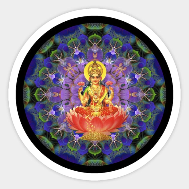 Lakshmi's Earthly Delights - Mandala Magic Sticker by Mandala Magic